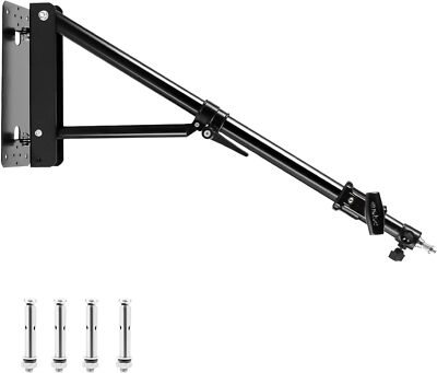 51 Triangle Wall Mount Boom Arm Stand Adjusta...