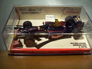 1/43 MINICHAMPS 403 090085 RED BULL SHOWCAR 2009 SEBASTIAN VETTEL NURBURGRING - Picture 1 of 4