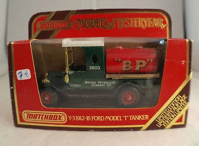 Matchbox Y3 1912-16 Ford Modello " T " Petroliera " Bp " 1/43 - Immagine 1 di 4