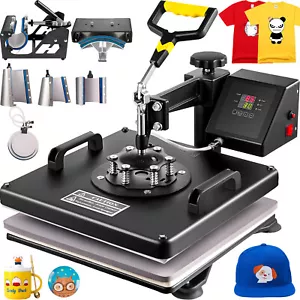 VEVOR 38x38cm Pressa a Caldo 8 in 1 Termopressa Trasferimento heat T -shirt - Imagen 1 de 12