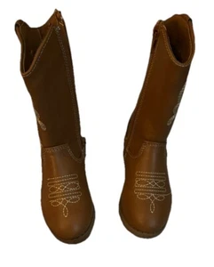 Stepping Stones Faux Leather Toddler Cowboy Boots Size 5 - Picture 1 of 3