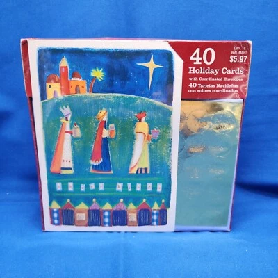 40 Holiday Cards with Coordinated Envelopes Christmas - Image 1 of 2