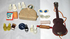Lot sac à main vintage années 1960 Barbie paille en osier chaussures, tasses, lunettes, etc. /23