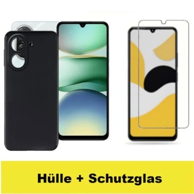 MARKENLOS Handy Hülle für Xiaomi Redmi A5 Global Version 4G Hülle+Glas Handyhülle