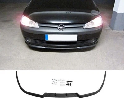 Für Opel Corsa C Front Spoiler Lippe Frontlippe Frontansatz + Anbaumaterial - Bild 1 von 4