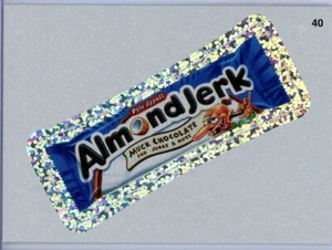 Wacky Packages All New Series 8 ALMOND JERK Silver Flash Foil Parallel #40 - Picture 1 of 1