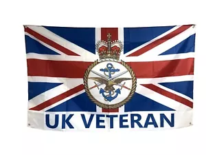 UK MILITARY VETERAN SOLDIER REMEMBRANCE 5x3 FLAG - Picture 1 of 1