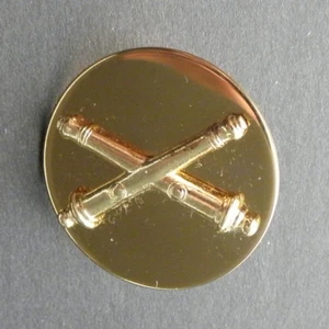 US ARMY FIELD ARTILLERY GOLD COLOUR LAPEL HAT PIN BADGE 1 INCH - Bild 1 von 1