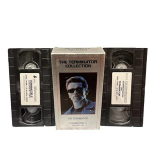 The Terminator Collection VHS 1991 2 Tape Set Arnold V7 - Picture 1 of 2