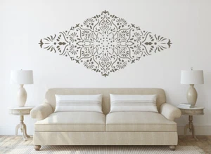 Diamond Stencil Mandala Large Wall Paint Furniture Home Reusable Crafts Art DL41 - Picture 1 of 17