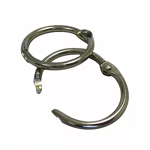 Loseblatt Ordner Ringe, 2 Zoll (50 mm) Kapazität, Silber, 50er Pack - Bild 1 von 1