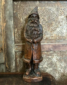 "Colección The Salem LG Look Tallado en Madera Resina Belsnickle Santa Claus 14 1/2" - Imagen 1 de 8