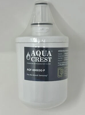 Aqua Crest Premium AQF-00003G Water Filter Replacement Samsung DA29 AquaPure - Image 1 of 4