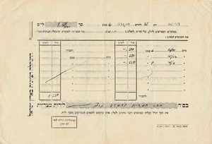 PALESTINA, SIONISMO, 1926 UN PAGARÉ, HECHO PARA LA GESTIÓN SIONISTA - Imagen 1 de 2