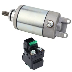 Starter&Relay For Suzuki ATV LT-Z400 LT-Z400Z Quadsport 2003-2008 18718 - Foto 1 di 10