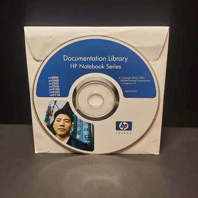 HP NOTEBOOK SERIES DOCUMENTATION LIBRARY 2003/2004 - Image 1 of 3