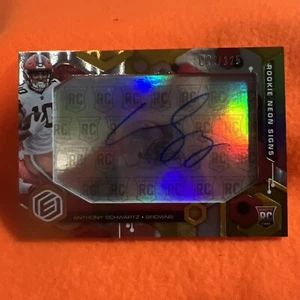 ANTHONY SCHWARTZ 2021 PANINI ELEMENTS NEON SIGNS ORANGE ROOKIE AUTO /125 BROWNS - Picture 1 of 2
