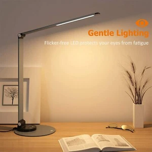 TaoTronics DL22 Lamp Aluminum Alloy Dimmable LED Desk Lamp 3 Color Modes LED32 - Picture 1 of 8
