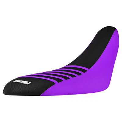 Cubierta de asiento Yamaha Raptor 700 700 R 2006-2024 PÚRPURA/NEGRO/PÚRPURA COSTILLAS #193 Foto 1 de 4
