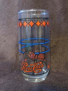 De Colección PEPSI COLA Tiffany Vidriera Estilo Bebida Alta Art Deco Pop Taza de Soda Retro - Imagen 1 de 1