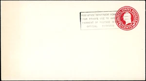 USA gestempelt Briefumschlag #U429 - 1915 2¢ George Washington, neu (nur Privatgebrauch) - Bild 1 von 3