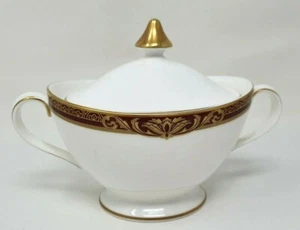 Royal Doulton Tennyson H5249 Two Handled Lidded Sugar Bowl VGC Second Quality - Picture 1 of 3