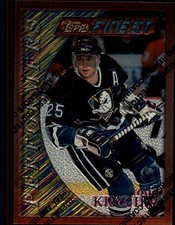 1995-96 Topps Finest NHL Hockey Base Singles (Pick Your Cards)