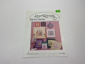 Heart Strings Birds Bees And Butterflies Counted Cross Stitch Pattern - Picture 1 of 3
