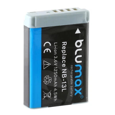 Blumax Akku passend für Canon NB-13L PowerShot SX730HS, SX740HS 1250 mAh (3,6V)