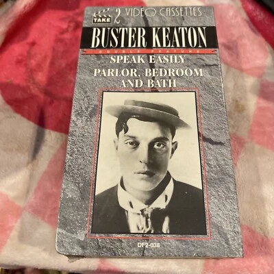 Rare New BUSTER KEATON Take 2 VHS Speak Easily Parlor, Bedroom and Bath - Image 1 of 2