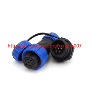 SP13, 7pin Waterproof Connector, LED outdoor IP67 Industrial Power Cable Plug 5A - Picture 1 of 6