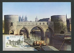 BÉLGICA MK 1978 EUROPA CEPT TORNAI TARJETA MÁXIMA TARJETA MC CM d3504 - Imagen 1 de 2