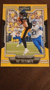 2021 Panini Playbook Pat Freiermuth Rookie #117...Excellent Condition Sharp!!