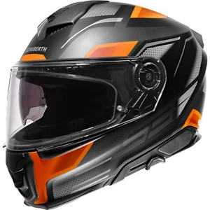 Schuberth Motorrad Helm S3 Storm Größe 57 (M) Integralhelm schwarz-orange matt - Bild 1 von 6