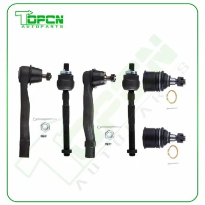 6pcs For 1994 1995 96 1997 Acura Integra Front Inner Outer Tie Rods Ball Joints Foto 1 de 4
