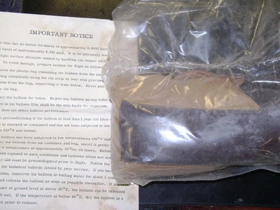 U.S. Military ML-635-UM Meteorological Balloon - Image 1 of 4