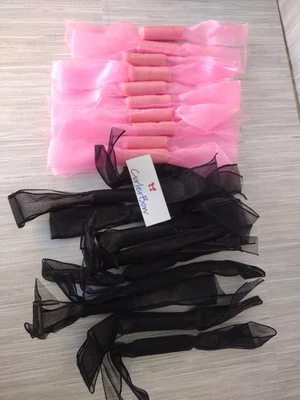 18 rizadores de pelo suaves sin calor para mujer rosa negro reutilizables no dañan tu cabello Foto 1 de 4