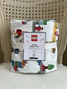 Pottery Barn Kinder LEGO Labyrinth ZWILLINGSBLATT SET NEU MIT ETIKETT OFFENE BOX - Bild 1 von 9