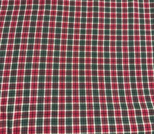 WEIHNACHTSSTOFF * GEWEBT KARIERT * 2 YDS & 16" * 44" BREITE - Bild 1 von 1