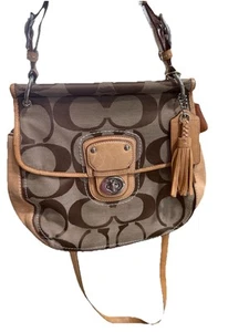 Coach Purse Willis 70th Anniversary Signature Crossbody Purse - Picture 1 of 6