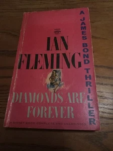 Vintage Paperback: Diamonds Are Forever By Ian Fleming, 1956 - Imagen 1 de 2