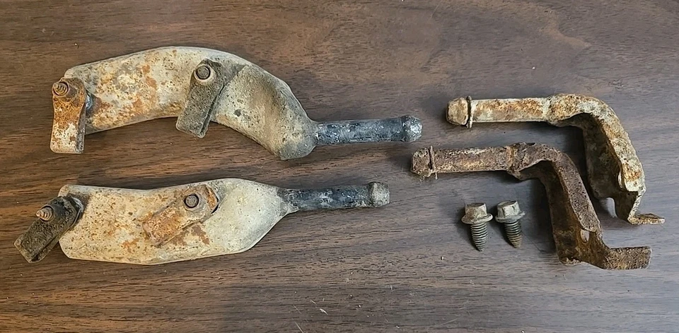 Rear Exhaust Cat Back Hanger Brackets w Hardware 1979-1997 Ford Mustang GT LX V8 - Image 1 of 1