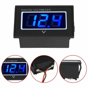48V Golf Cart Digital Voltmeter Batterieanzeige Club Car EZGO Yamaha 48Volt BLAU - Bild 1 von 8