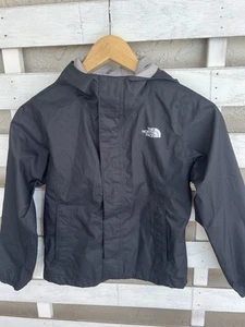 The North Face Jacket Girls Sz 7/8 S Black DryVent Windbreaker/Rain Coat - Picture 1 of 17