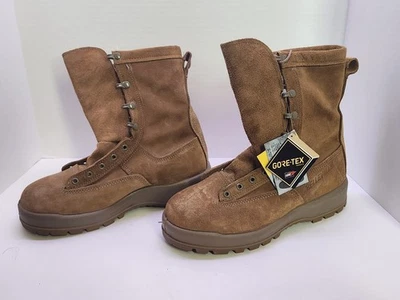 NUEVO CON ETIQUETAS Botas Belleville C775ST Puntera de Acero Para Hombre 9 R 600g Aisladas Gore-Tex Coyote Foto 1 de 4