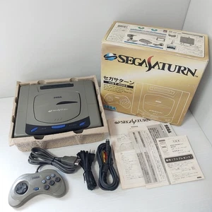 Sega Saturn HST-3210 NTSC-J Japanese console with box Tested Import Japan - Picture 1 of 15
