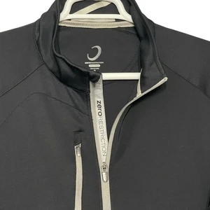 Zero Restriction Tour Series Mens XL Black 1/2 Zip Pullover Golf Jacket - Picture 1 of 8