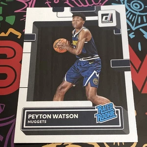 2022-23 Panini Donruss Rated Rookie Peyton Watson - Bild 1 von 2
