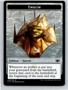 Magic the Gathering Daretti, Scrap Savant Emblem Tuktuk Returned Commander 2014 - Picture 1 of 2