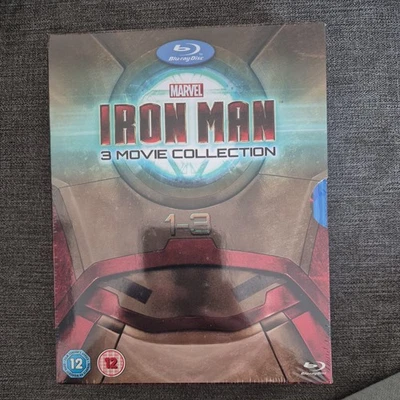 Iron Man 1-3 Trilogy (Box Set) (Blu-ray, 2013) - Photo 1/4